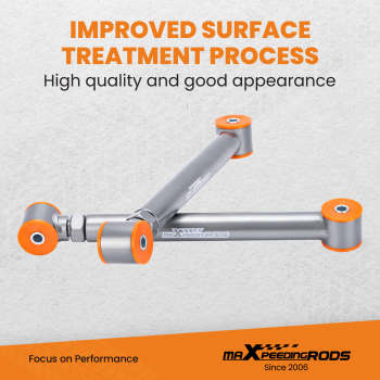 2pc Rear Lower Adjustable Control Arm Kits compatible for Jeep Grand Cherokee WJ 1999-2004